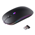 Dual Rechargeable Bluetooth and 2.4G Wireless Mouse 2 in 1 Mouse. 