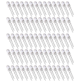 LED Bright Light Lamp Emitting Diode, 70 Piece, DC 3V-6V, 5 mm, White. 