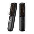 Wireless Hair Straightening Comb Straightening Comb Curling Iron Hair Straightener Black. 