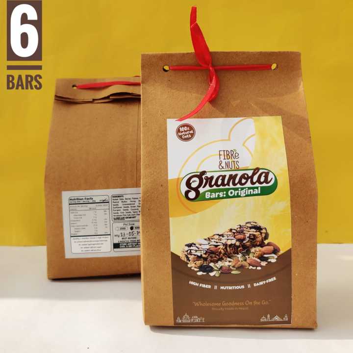 Healthy Granola Bars/Energy Bars/ Protein Bars (6 Bars Pack)