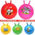 45CM High Elasticity Outdoor Sports Jump Games with 2 Handles Bouncing Balls Kids Space Hopper Hop Ball Inflatable Toys. 