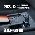 Ultima Rapid 75W PD+QC Car Charger Adapter With Dual Port | USB A (30W QC) + USB C (45W PD) | Supports All Model Tablet and Mobiles | Premium Built | 1 Year Brand Warranty. 
