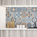 Artsy Home Wall Stickers Premium Cement Tiles Albano 48pcs - 10cm x 10cm. 