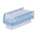4pcs Durable Double-Sided Nail Cleaning Brush Plastic Soft and Stiff Bristles Cleaning Scrubbing Brush Multifunctional Nail Art Dust Brush Cleaning Fingernails. 