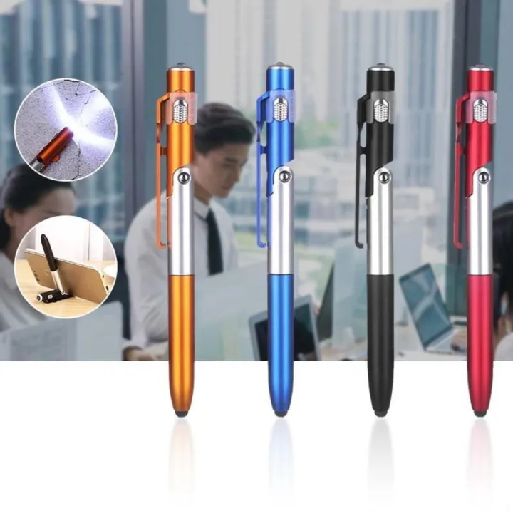 Portable%20Multifunction%20Pen%20Ergonomic%20Foldable%20Multi-Color%20Ballpoint%20Pen%20LED%20Light%204-in-1%20Pen%20with%20Light%20for%20Office%20Use%20School%20Supplies%20Reading%20-%20Image%203