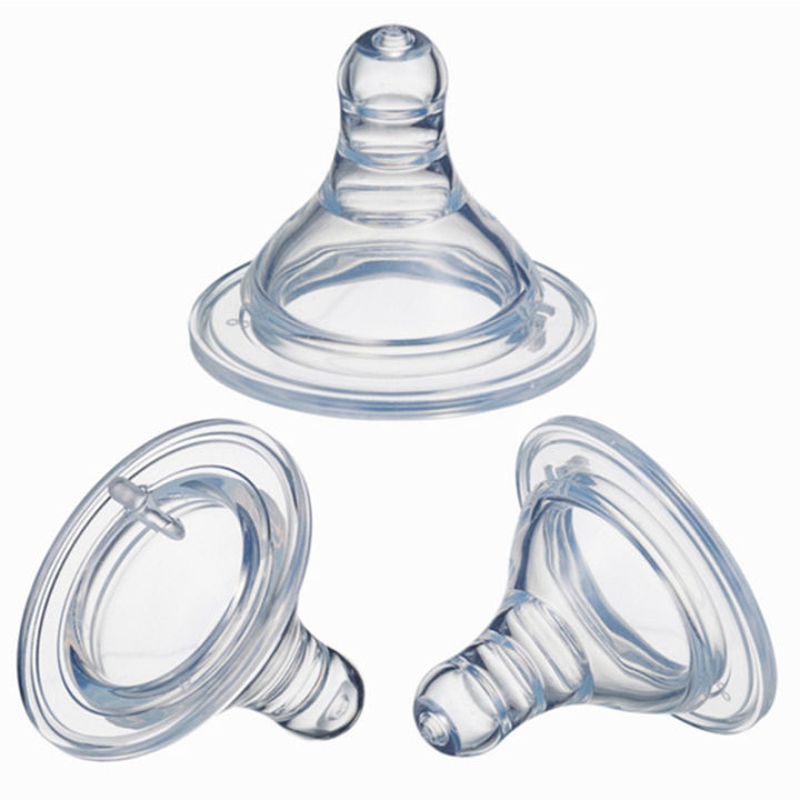 2-Pack%20Size%20M%20(3-6%20Months)%20Wide%20Neck%20Silicone%20Baby%20Nipple%20Teat%20-%20Silicone%20Gel%20Feeding%20Bottle%20Pacifier,%20Infant%20Teether%20Care%20-%20Image%205