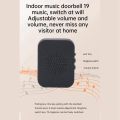 ARELENE Tuya Smart Doorbell with HD Night Vision WIFI 2-Way Intercom Real-Time Viewing for Home Security System Black. 