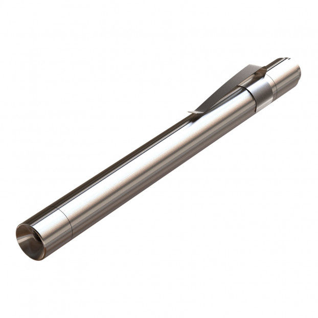 Mini Portable Pen Light Led Pocket Torch Light Silver Smart Gallery