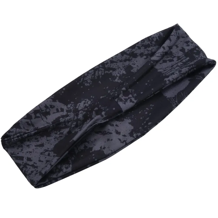 ARELENE%202X%20Gym%20Sports%20Absorbent%20Sport%20Sweat%20Headband%20Elastic%20Sweatband%20for%20Men%20and%20Women%20Yoga%20Hair%20Bands%20Graffiti%20Gray%20-%20Image%204