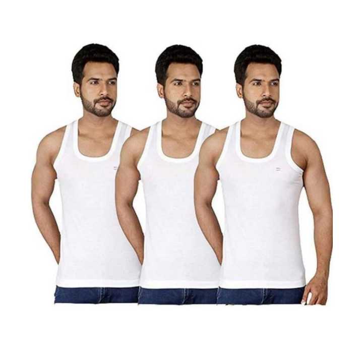 AMUL COMFY Men Vest Pack of Pure Cotton Sleeveless Sando For Men