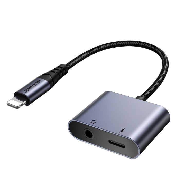 Joyroom Lightning to 3.5mm+Lightning Converter Splitter 2-in-1 Audio Plus Charging Splitter