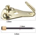 fasdaga 40 Pack 50 Lbs Picture Frame Hangers Hooks with Nails, Heavy Duty Plaster Wall Pro Photo/Heavy Mirror Hanging Kit. 