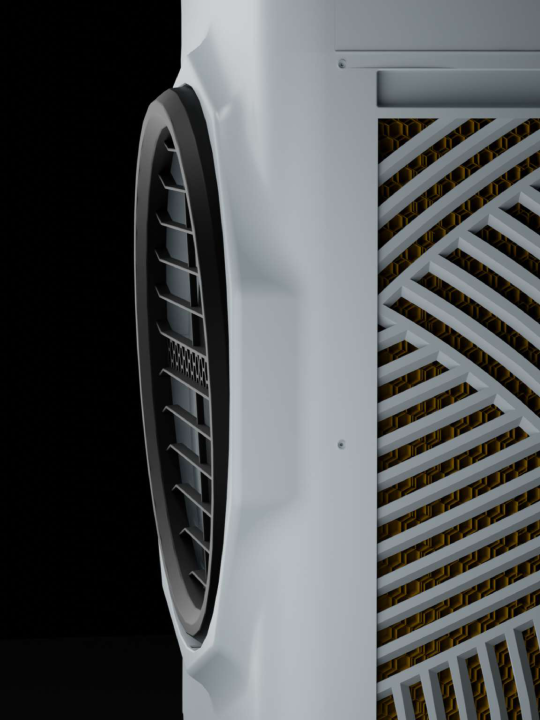 Dychi%20Mustang%2090%20Ltr%20Glass%20Top%20Honeycomb%20Desert%20Air%20Cooler%20with%20Wheel%20-%20Image%209