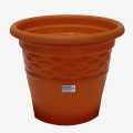 Bagmati Orange 10" Flower Pot / Gamala. 