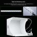 Mini Folding Photography Studio Soft Box 2LED Lightbox Background Photo Kit. 