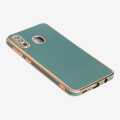 Green Color 6D Lens Chrome Samsung A20 Phone Back Cover. 