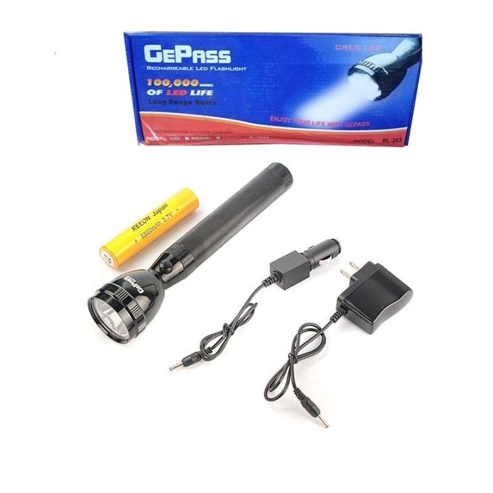 GePass%20Rechargeable%20LED%20Flashlight%20High%20Range%20Torch%20Flashlight%20RL-203%20-%20Image%207