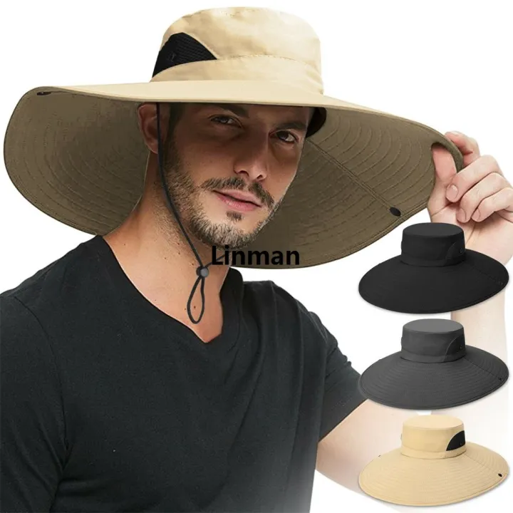 Men%20Women%20Wide%20Visor%20Brim%20Hat%20Boonie%20Bucket%20Cap%20Summer%20Fishing%20UV%20Sun%20Protection%20Breathable%20Caps%20-%20Image%202