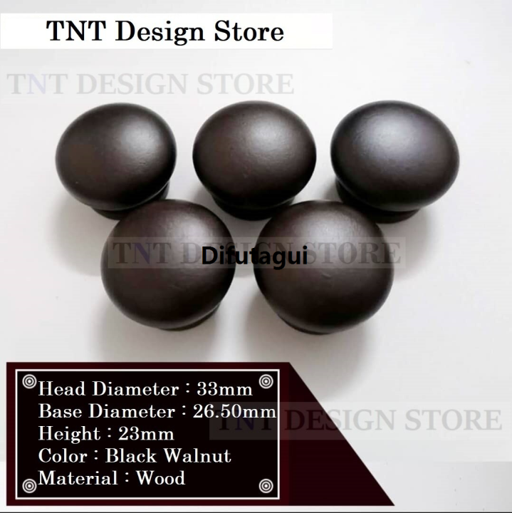 Difutagui%201%20Pc%20Wood%20Kitchen%20Wardrobe%20Cabinet%20Cupboard%20Knobs%20Bargain%20price%20Handles%20Drawer%20Pull%20Handle%20(38mm%2033mm%20diameter)%20-%20Image%202