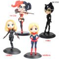 Big Eyes, Captain Marvel, Superwoman, Clown, Catwoman, Black Widow, Figure Q Version Doll, Model, Cake Ornament. 