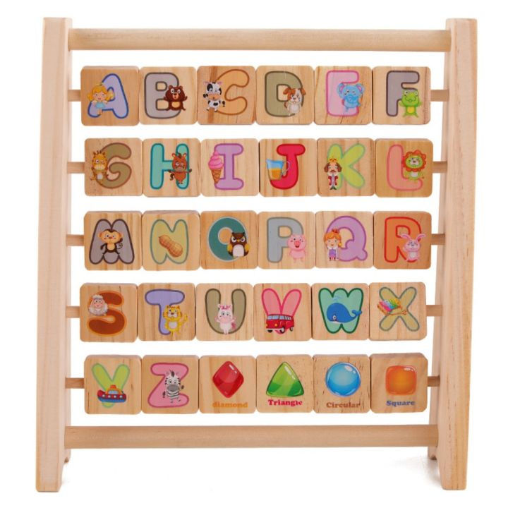 Puzzle%20Toys%20English%20Alphabet%20Letter%20Cognitive%20Toy%20Arithmetic%20Cartoon%20Pattern%20Wooden%20Letter%20Board%20Bead%20Abacus%20Intelligence%20Early%20Education%20Board%20Baby%20Gift%20-%20Image%209