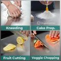 OrganizeMee Stainless Steel Chopping Board (304 Food Grade Steel, Size: 38x26cm & Thickness: 1.5mm). 