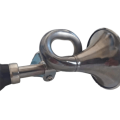 NAMUNY Bicycle Snail Air Horn, Loud Sound, Elbow Retro Horn, Mountain Bike Riding Bicycle Accessories. 
