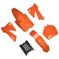 Fairing Body Cover Parts Kit Orange for 50 50CC 50SX Mini Dirt Pit Kids for KTM50 Senior Junior Jr. 