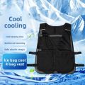 Breathable Universal Size Cooling Vest with 4 Ice Packs Pockets Reflective Strip Design Water Cooling Vest High Temperature Resistance Heatstroke Prevention Vest Summer Season. 