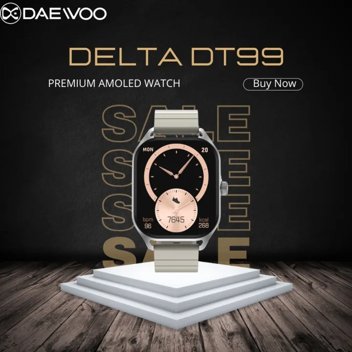 Daewoo%20Delta%20DT99%20Smartwatch:%202.04"%20AMOLED%20HD%20Screen,%20BT%20Call,%20200+%20Watch%20Faces,%20Heart%20Rate,%20BT%20Music,%20NFC,%20Always%20On%20Display,%20Voice%20Assistant,%20%20IP67%20Waterproof,%20260%20mah%20Battery,%20Compass,%20Lady%20Assistant%20-%20Image%207