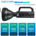2025 New Portable Searchlight Rechargeable Flashlight Handheld Lighting Night Work Emergency Light Outdoor Fishing Lantern Camping Lamp. 