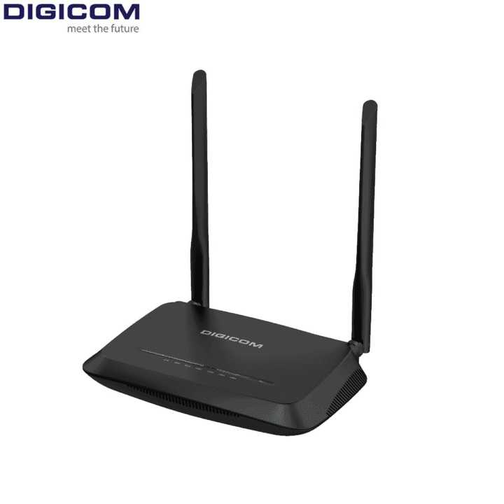 Digicom DG-M352T  300Mbps DSL Wireless-N Router | 2.4G Frequency |  Black