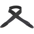 Levy's Leathers MC8-BLK Cotton Guitar Strap - Black. 