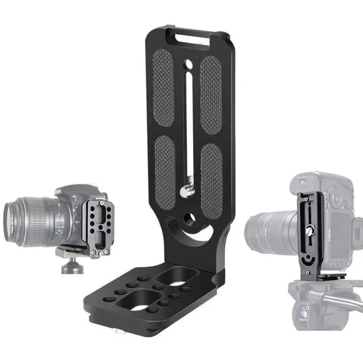 For%20Sony%20Fuji%20Dslr%20Universal%201/4%20Inch%20Screw%20Camera%20L%20Bracket%20Swiss%20Vertical%20Video%20L%20Plate%20-%20Image%203