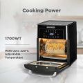 BLACK+DECKER Air Fryer Oven – 1700W – Digital Touch Control – 10 Preset Functions – Black – AOF150-B5. 