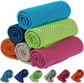 Sports Gym Cooling Towel With Plastic Bottle. 