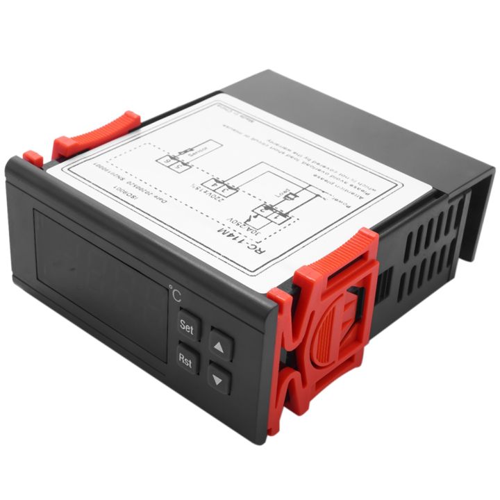 fasdaga%202X%20220V/30A%20Digital%20Temperature%20Controller%20Rc-114M%20Thermostat%20Relay%20Output%20-30-300%20Degree%20with%20Sensor%20-%20Image%202
