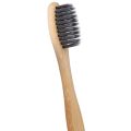 Bamboo Toothbrush with Charcoal Activated Bristles. 