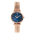 Fossil Carlie Mini Rose Gold Women Watch ES4693. 