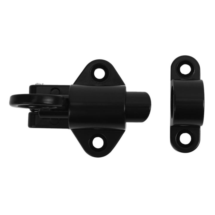 FORIDE%203X%20Aluminum%20Alloy%20Security%20Automatic%20Window%20Gate%20Lock%20Spring%20Bounce%20Door%20Bolt%20Latch,%20Black%20-%20Image%203