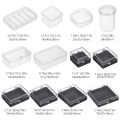 12 Styles Plastic Clips Boxes Jewelry Diamond Container Storage Box Craft Bead Holder Pill Storage Supply. 