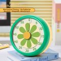 Multifunctional Mechanical Visual Timer Magnetic Self Discipline Kitchen Cooking Timer 60 Minutes Timer Reminder Countdown Alarm Clock Learning. 