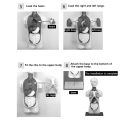 3D Removable Anatomical Human Torso Body Model for Education Toy Human Body Structure Teaching for Child Kid Student. 