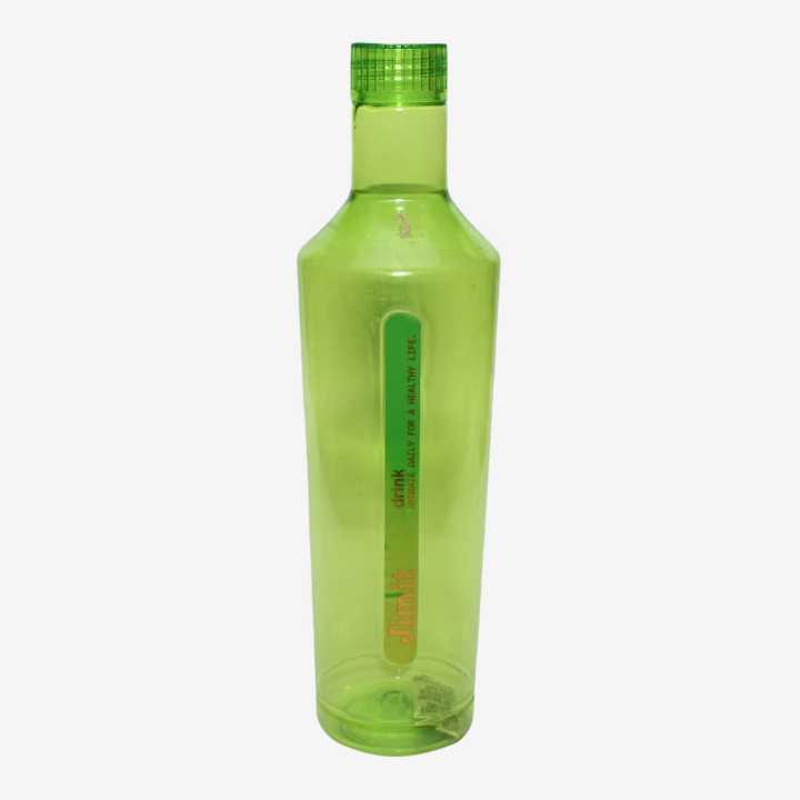 Green Jimit Round Strip Water Bottle