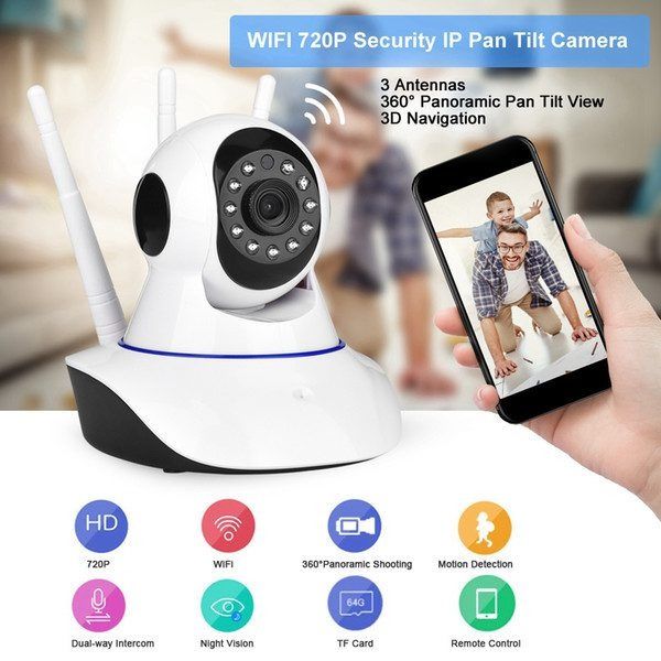 1080P WiFi IP CCTV Wireless Camera with Clear Night Vision