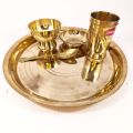 Bronze Plate Set 30cm Chares Thaal Set Kansha Thali Sett kasa Thal set Thakali Khana Set. 
