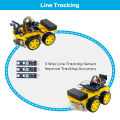 LAFVIN Robot Car Kit for Arduino for UNO R3 Programming Project 4WD Robotic Kit DIY Automation Toy Car Set with Tutorial. 
