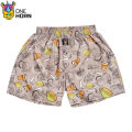 ONE HORN - Chiya Churot Printed Boxer Shorts for Men | 60*60 Thread Count | 100% Premium Cambric Cotton | Without Pocket. 