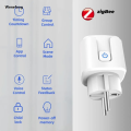 Wenefang Tuya Smart Plug Zigbee EU 16A/20A Smart Socket With Power Monitor Fifty percent discount Timing Voice Control Works Whit Alexa Google Home Alice. 