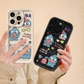 Clownfish Nemo Graffiti Cover Compatible for IPhone 15 11 14 13 6 6s 12 Pro Max 7Plus XR XS Max X 7 8 Plus SE Angel Eyes Shockproof Solid Color Soft Case. 